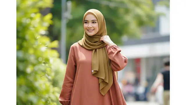 Model Gamis Linen Terbaru Adem Cocok untuk Cuaca Panas