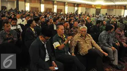 Suasana  peringatan Milad ke-17 Partai Bulan Bintang (PBB) di Jakarta, Senin (10/8/2015). Yusril meminta kepada seluruh kader PBB agar mempertahankan idealisme partai meski tidak mendapatkan keuntungan politik. (Liputan6.com/Herman Zakharia)