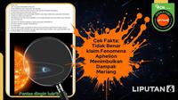 Penelusuran klaim fenomena Aphelion menimbulkan dampak meriang akibat cuaca bumi lebih dingin.
