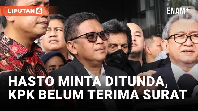 VIDEO: Sekjen PDIP Hasto Kristiyanto Ajukan Penundaan Pemeriksaan di KPK