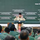 Prabowo Minta TNI-Polri Hilangkan Ego Sektoral dan Perkuat Kesiapsiagaan