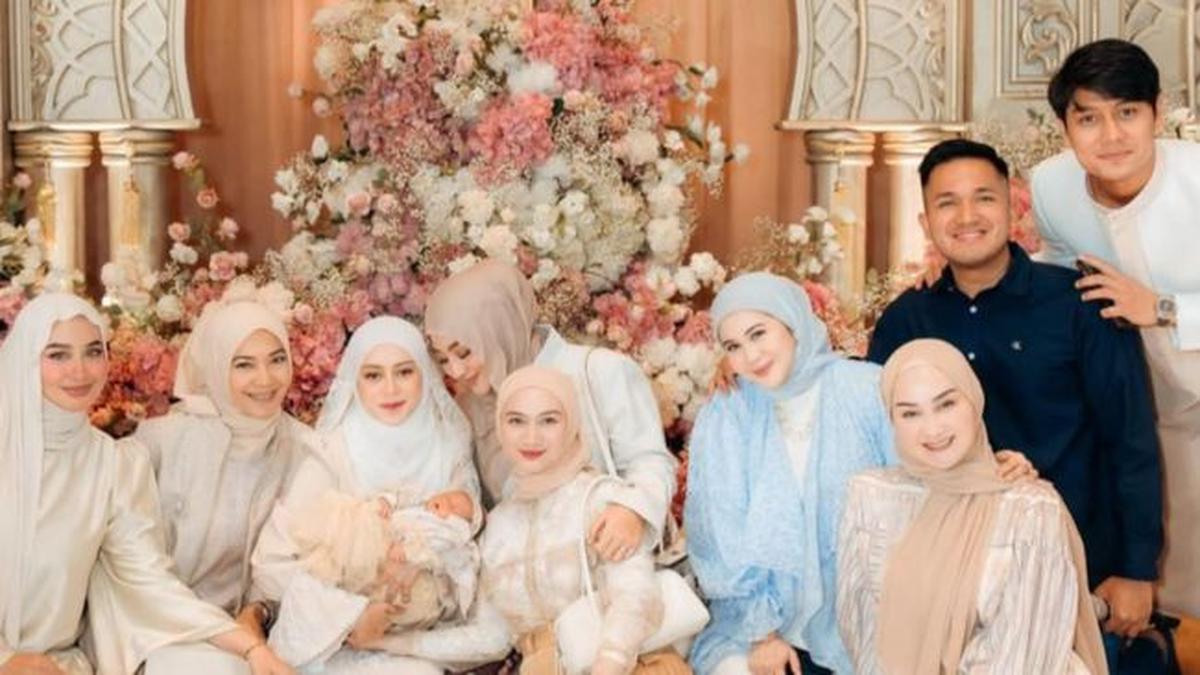 Banjir Tamu Para Artis Ternama, 7 Potret Megah Aqiqah Leshia Anak Kedua Lesti Kejora dan Rizky Billar