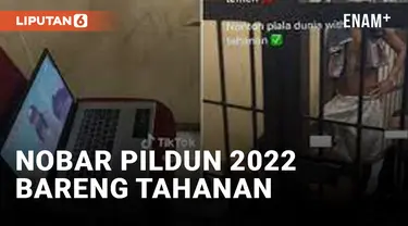 Nobar Piala Dunia di Rutan