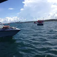 KMP Rafelia 2 tenggelam di Selat Bali (Yusron Fahmi/Liputan6.com)