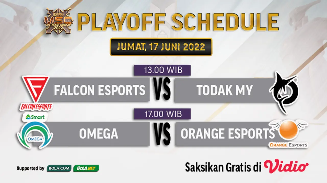 Nonton Keseruan Streaming MSC Mobile Legends 2022 Live Vidio 17 Juni