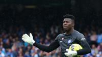 Kiper Inter Milan Andre Onana. (CARLO HERMANN / AFP)
&nbsp;&nbsp;