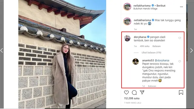 5 Momen Nella Kharisma di Gombalin Dory Harsa, Bikin Netizen Heboh