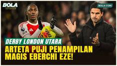 Mikel Arteta memberikan pujian setinggi langit untuk Eberechi Eze setelah gelandang muda itu mencetak hattrick gemilang dalam kemenangan 4-1 atas Tottenham Hotspur. Arteta menyoroti “aura” dan kualitas magis Eze yang memberikan dampak besar di ti...