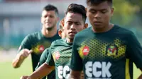 Andik Vermansah dalam sesi latihan jelang melawan PKNS. (Bola.com/Dok. Facebook Kedah FA)