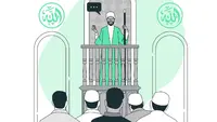 Ilustrasi ustaz, menyampaikan ceramah. (Photo created by storyset on www.freepik.com)
