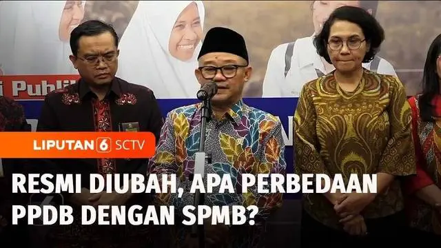 VIDEO: PPDB Diganti Jadi SPMB, Ada Empat Jalur Penerimaan Siswa! Jalur Domisili Lebih Fleksibel