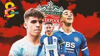 Liverpool - Youri Tielemans, Alexis Mac Allister dan Gabri Veiga (Bola.com/Decika Fatmawaty)