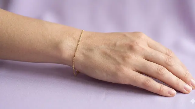 Model Gelang Emas Rantai Kecil Kekinian untuk Anak Muda. Gemini
