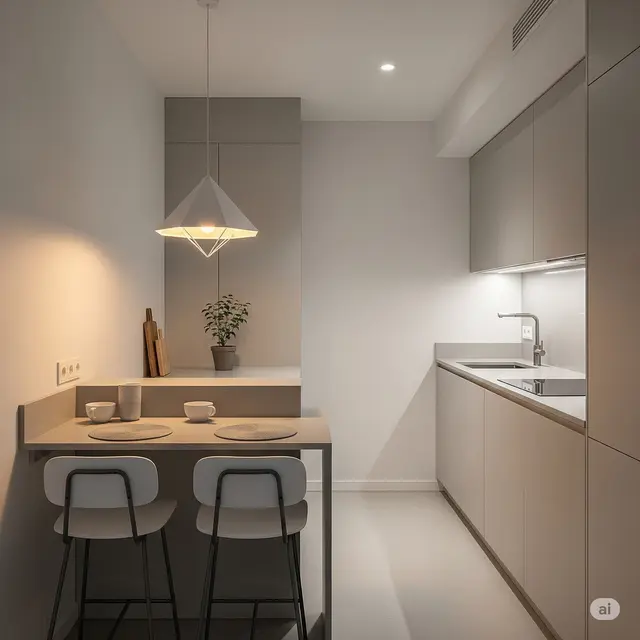 Dapur dengan Mini Bar