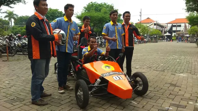 Aurora, mobil listrik karya mahasiswa Politeknik Untag.