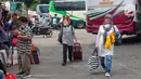 Diprediksi, jumlah pemudik akan terus meningkat, mengingat puncak arus mudik baru terjadi esok hari. (Liputan6.com/Angga Yuniar)