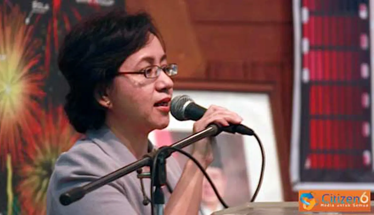 Citizen6, Jakarta: Speech Dr. Ir. Maslina W. Hutasuhut, MM (rektor IISIP). (Pengirim: Ady Permadi)