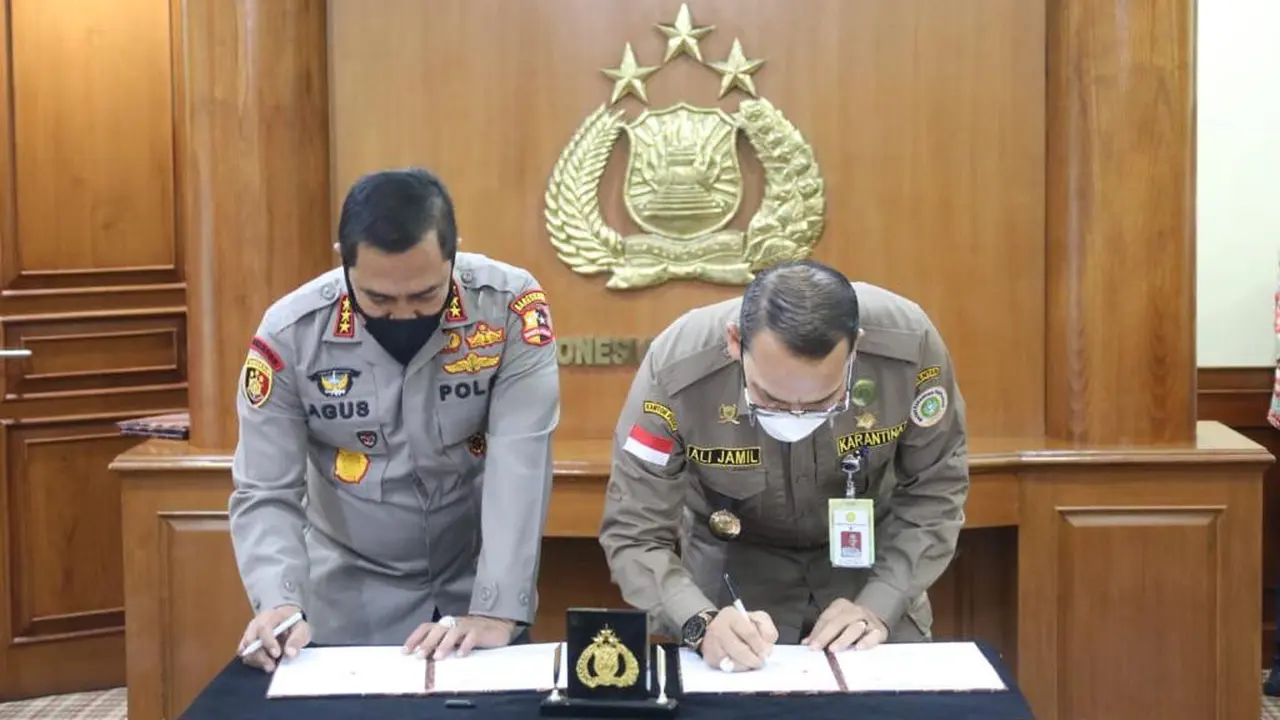 Kementan dan Polri Teken PKS soal Penyaluran Pupuk dan Peredaran Pestisida