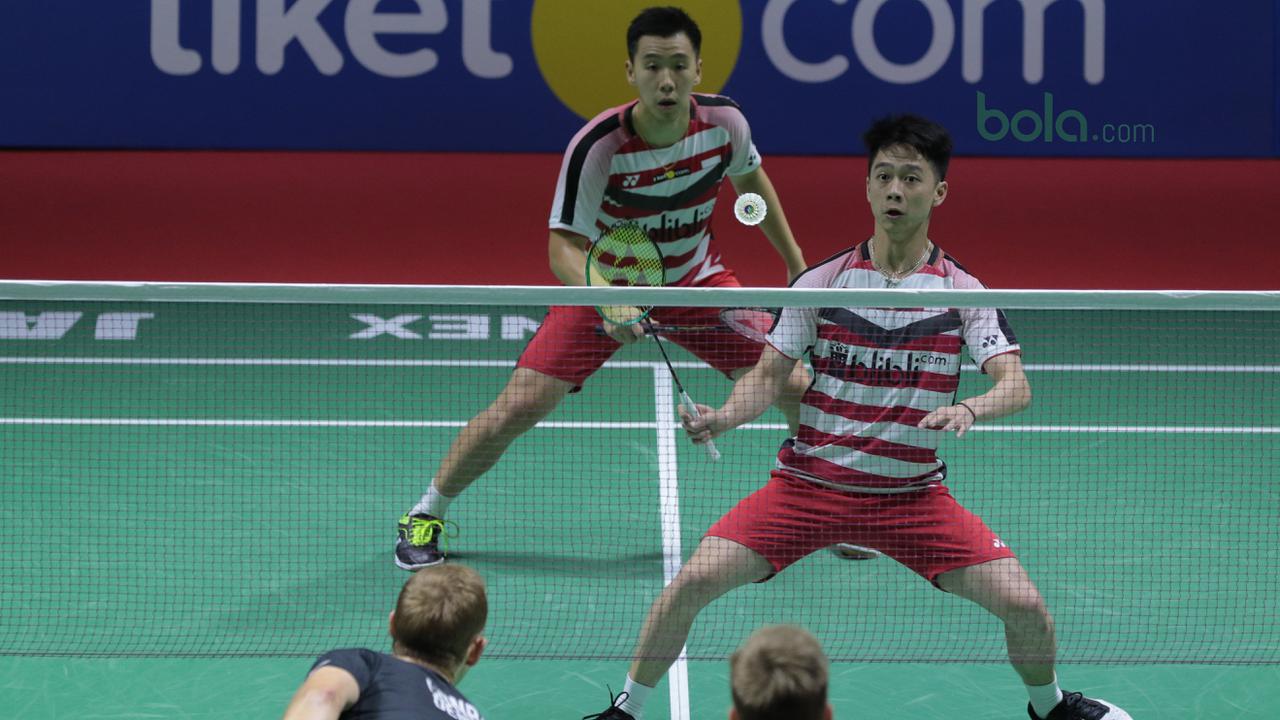 Indonesia Open 2018, Bola.com, Kevin Sanjaya/Marcus Gideon, Hendra/Ahsan