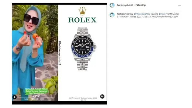 8 Koleksi Jam Tangan Mewah Syahrini, Ada yang Ditaksir Capai Rp 20 Miliar