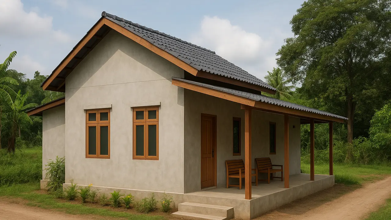 14 Gambar Rumah Sederhana Ukuran 6x9 di Kampung, Cocok untuk Hunian Nyaman dan Hemat Biaya
