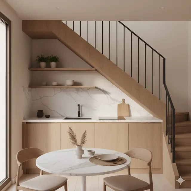 Model Dapur Minimalis Bawah Tangga