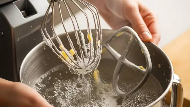 Trik Ampuh Menghilangkan Sisa Mentega di Mixer dan Spatula Sampai Kesat (Image by Gemini AI)