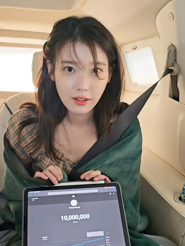 Subscriber IU tembus 10 juta (credit:instagram.com/iu_edamofficial)