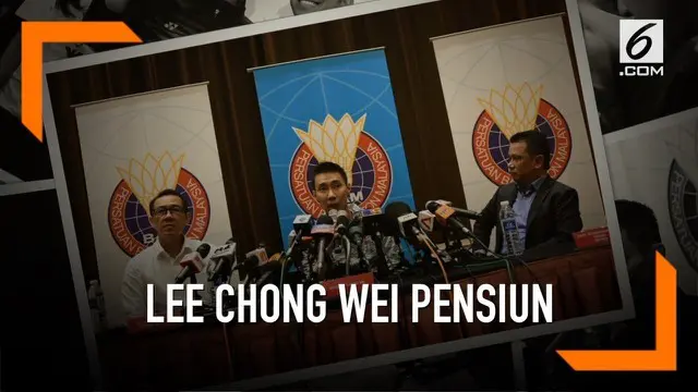 Federasi Bulutangkis Malaysia umumkan pensiunnya pebulutangkis Lee Chong Wei hari Kamis (13/6). Mundurnya Chong Wei terkait alasan kesehatan.
