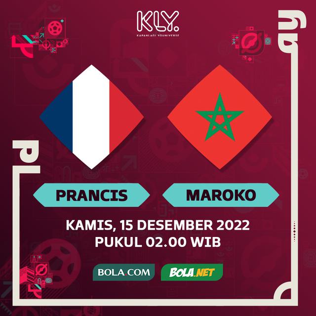 Piala Dunia 2022 - Prancis Vs Maroko