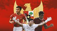 Timnas Indonesia - Rachmat Irianto, Muhammad Riyandi, Samuel Christianson (Bola.com/Adreanus Titus)