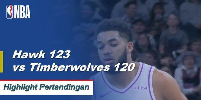 Cuplikan Hasil Pertandingan NBA : Hawks 123, Timberwolves 120