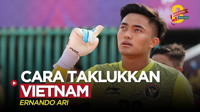 Berita video pemain Timnas Indonesia U-22, Ernando Ari, mengungkapkan cara tim Garuda Muda akhirnya bisa mengalahkan Timnas Vietnam U-22 pada semifinal sepak bola putra SEA Games 2023, Sabtu (13/5/2023).