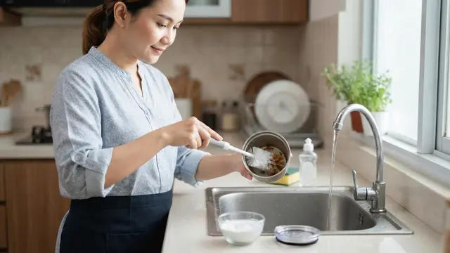Cara Menghilangkan Noda Teh yang Menempel di Dasar Tumbler