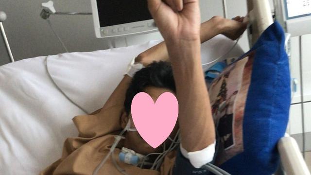 Kondisi mengenaskan David Ozora Latumahina (Foto: Twitter/@seeksixsuck)