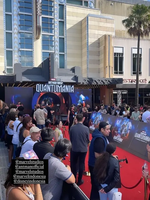 Billy Davidson hadiri gala premiere film Ant-Man and the Wasp: Quantumania di Australia (Foto: Instagram @billydavidson_)