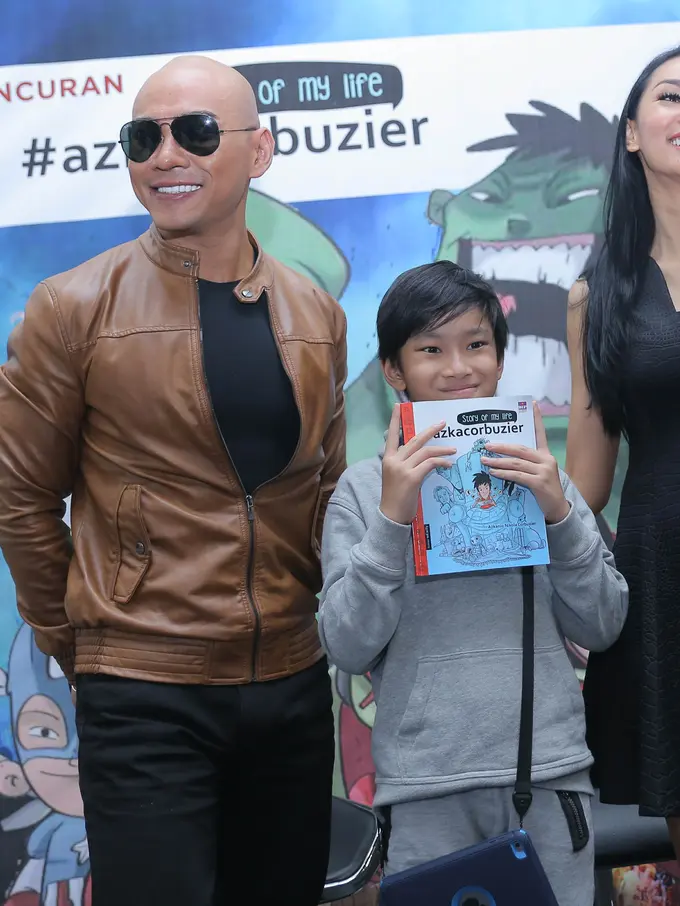 [Bintang] Deddy Corbuzier, Azka Corbuzier dan Kalina Oktarani