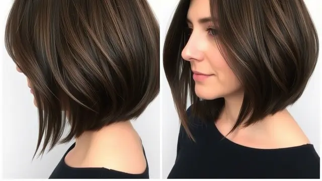 Model Rambut Layer Sebahu untuk Wajah Bulat