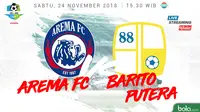 Liga 1 2018 Arema FC Vs Barito Putera (Bola.com/Adreanus Titus)