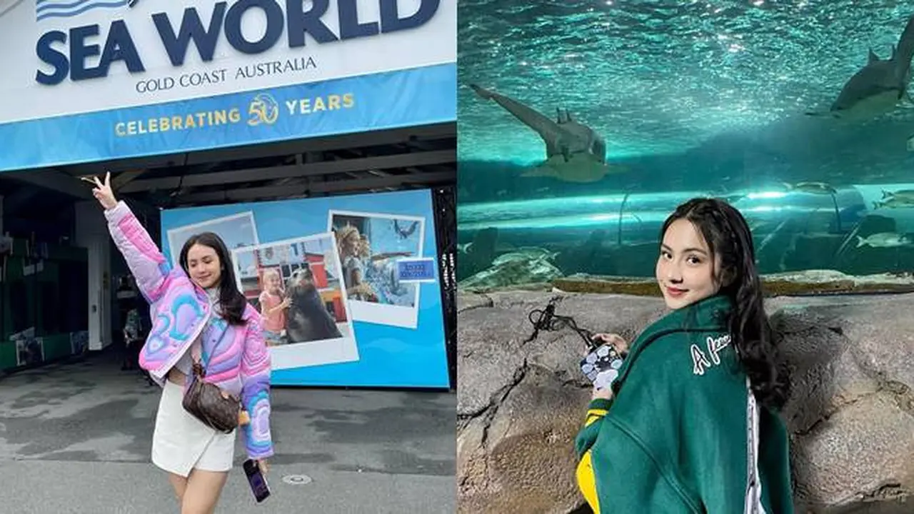 Tampil Stylish, Ini 7 Potret Angie Marcheria Saat Liburan ke Australia