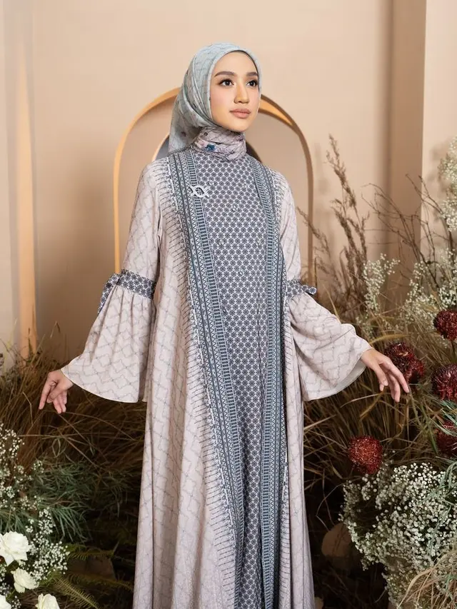 Gamis Motif Abstrak / Geometris
