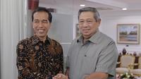 Jokowi saat bertemu Presiden SBY. (Abror/presidenri.go.id)