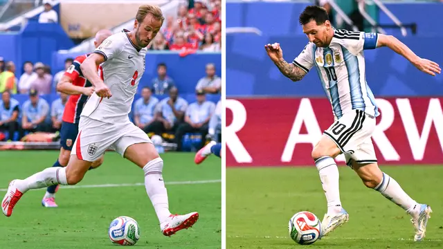 Inggris vs Argentina