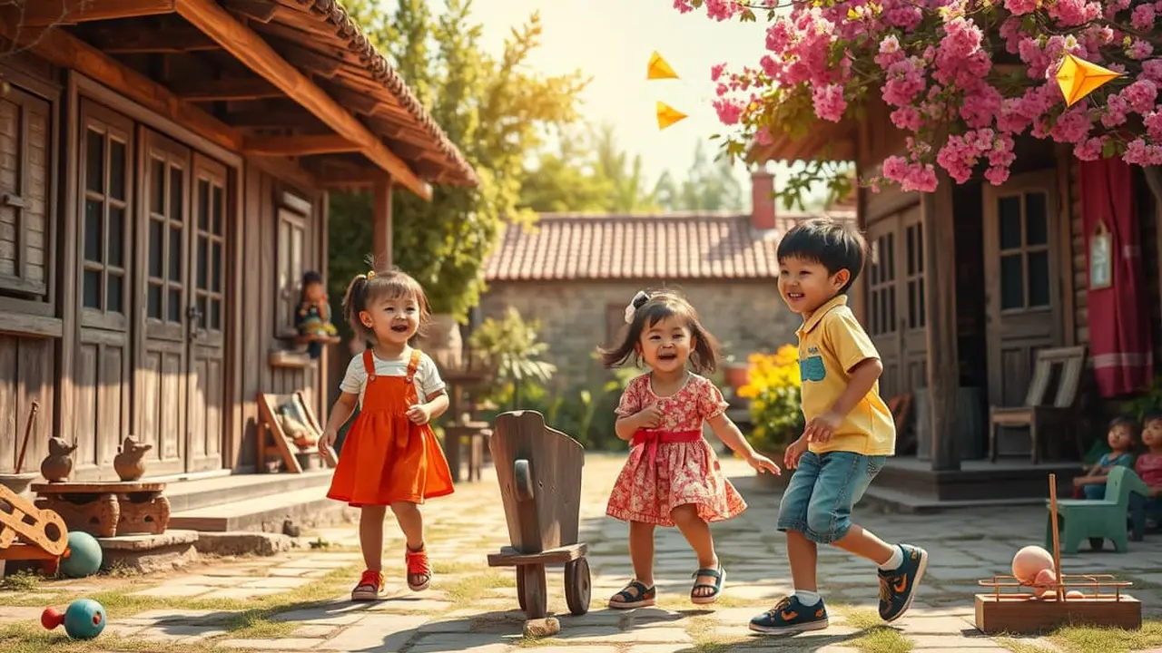 caption untuk foto masa kecil