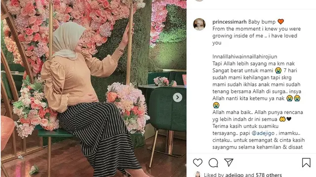 Istri Ade Jigo, Irene Maya (Foto: Instagram/@princessimarh)