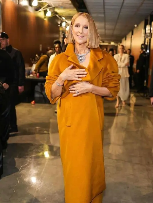 Penampilan Celine Dion ini merupakan hasil kolaborasinya bersama stylist Law Roach. [Foto: Instagram/emilienfanpagecelinedion]