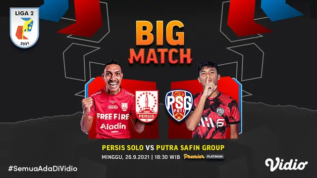 Liga 2 2021 Persis Solo vs AHHA PS Pati / PSG Pati
