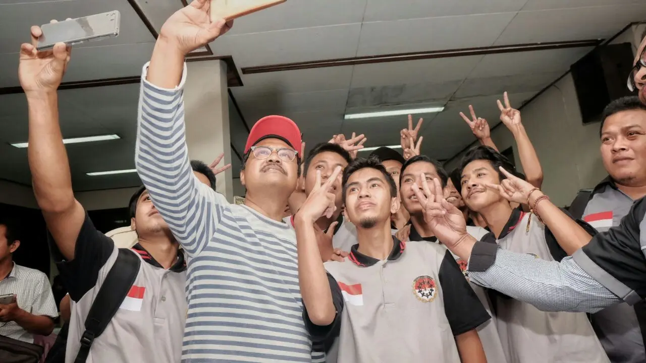 Calon Gubernur Jawa Timur nomor urut 2, Saifullah Yusuf atau Gus Ipul. (Liputan6.com/Dian Kurniawan)