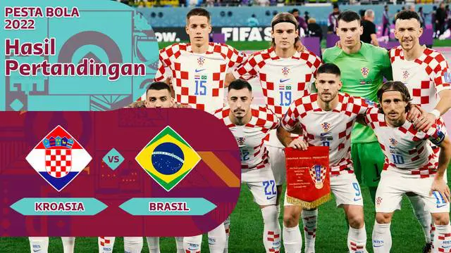 MOTION GRAFIS: Hasil Pertandingan Timnas Kroasia Pulangkan Timnas Brasil dari Piala Dunia 2022, Lewat Drama Adu Penalti