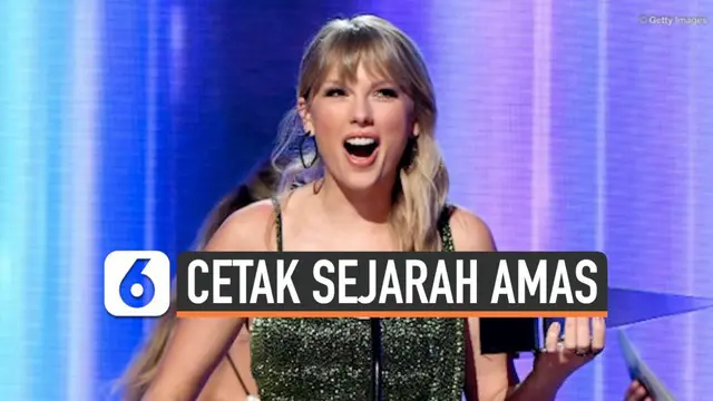 Taylor Swift terus membuat prestasi di dunia musik internasional. Kali ini ia dinobatkan sebagai penyanyi dengan raihan piala AMAs terbanyak sepanjang sejarah.